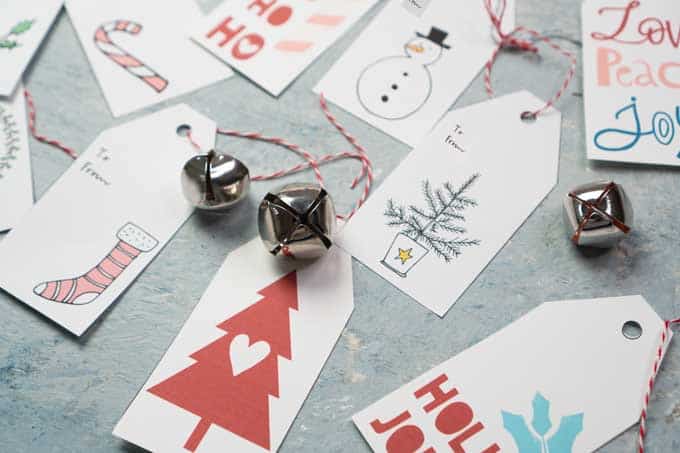 Free Printable Christmas Gift Tags - The Happier Homemaker