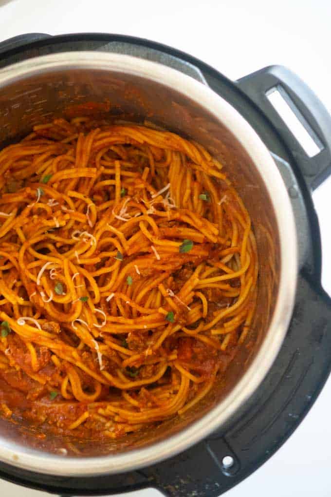 Simple instant pot discount spaghetti