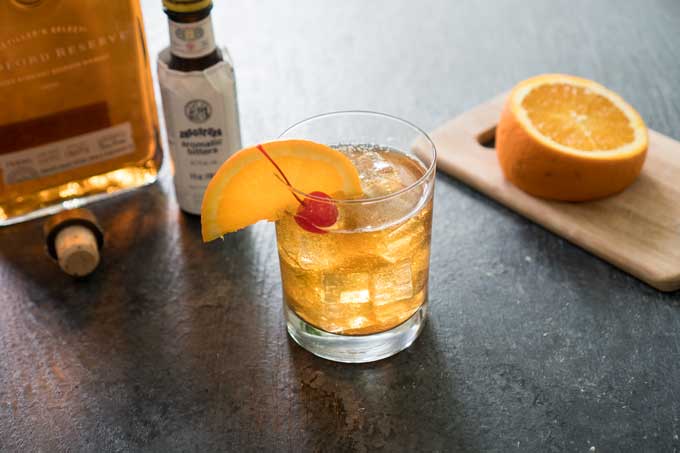 Classic Old Fashioned Cocktail With Low Carb Low Calorie Variations