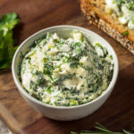 garlic herb butter in bowl