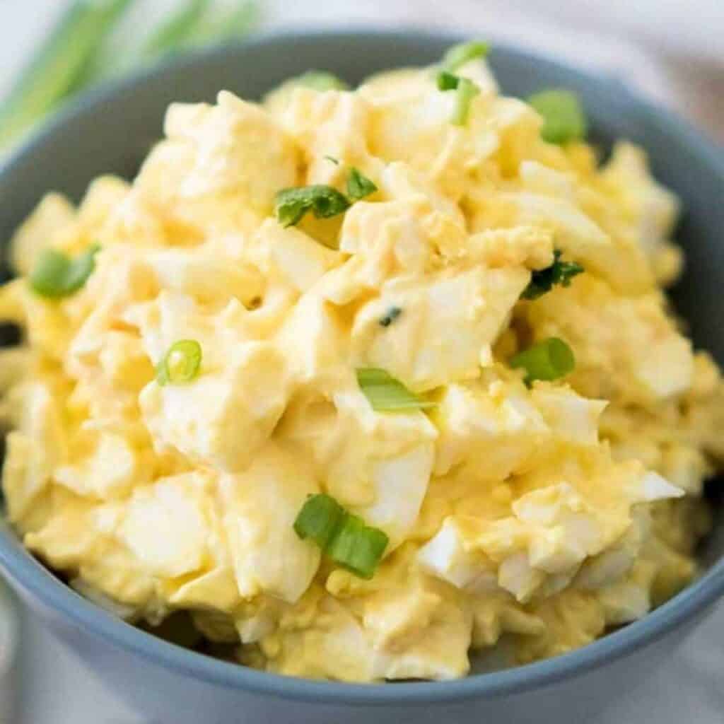 bowl of egg salad