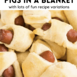 close up of pigs in a blanket