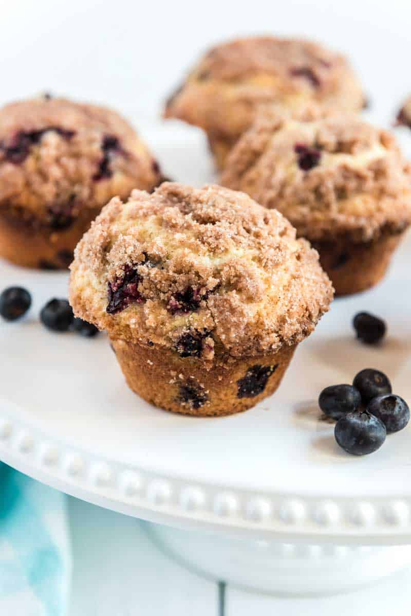 The Best Homemade Blueberry Muffins - The Happier Homemaker