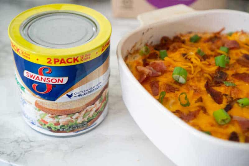 canned chicken with bacon crack chicken dip