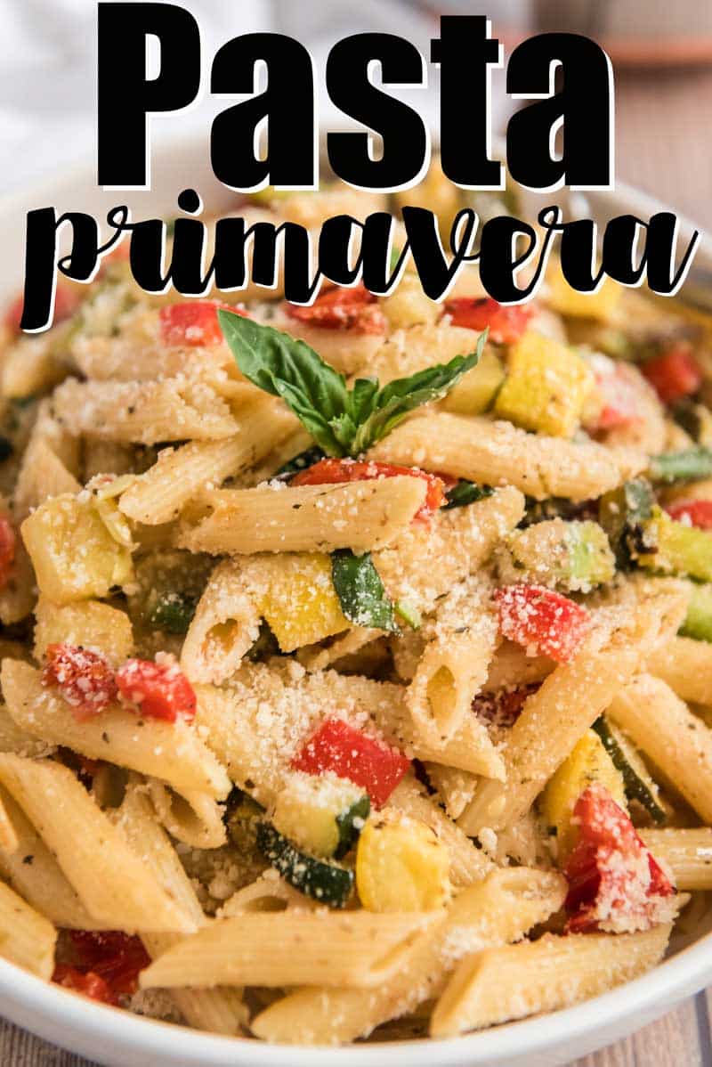 Pasta Primavera Recipe - The Happier Homemaker