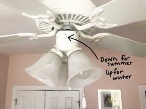 Change Your Ceiling Fan Direction To Save Money & Energy | The Happier