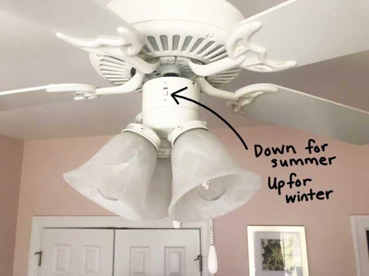 Change Your Ceiling Fan Direction To Save Money & Energy | The Happier