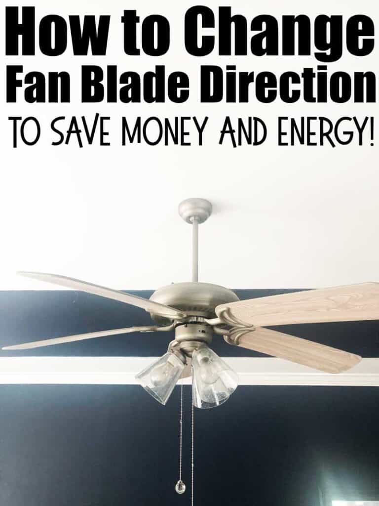 how to change a ceiling fan direction