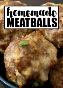 Easy Homemade Meatballs - The Happier Homemaker