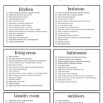 spring cleaning checklist printable