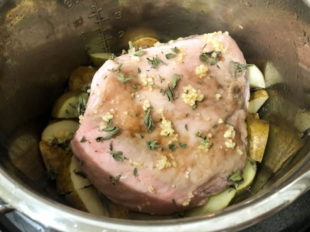 Frozen leg of discount lamb instant pot