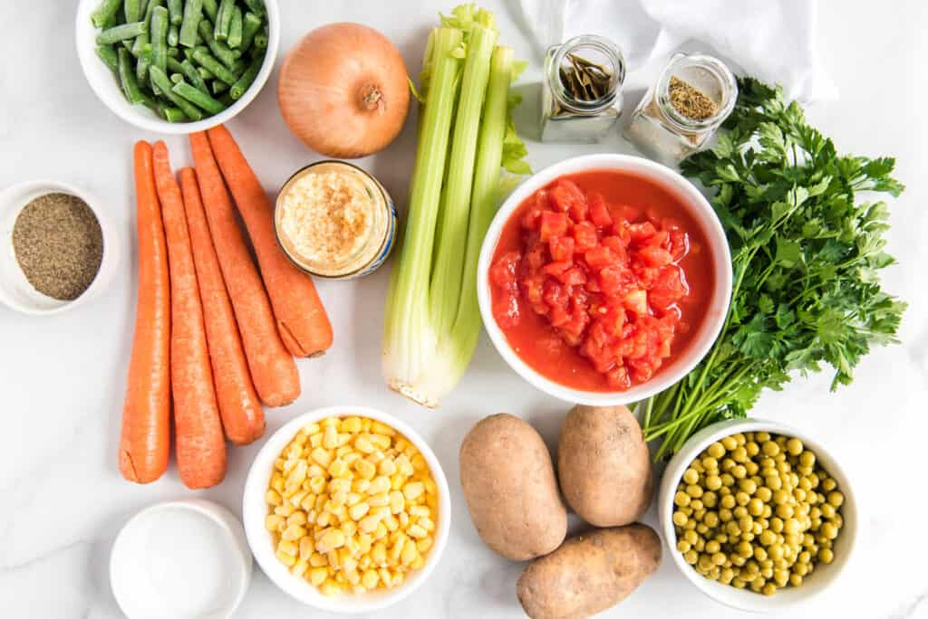 vegetable soup ingredients