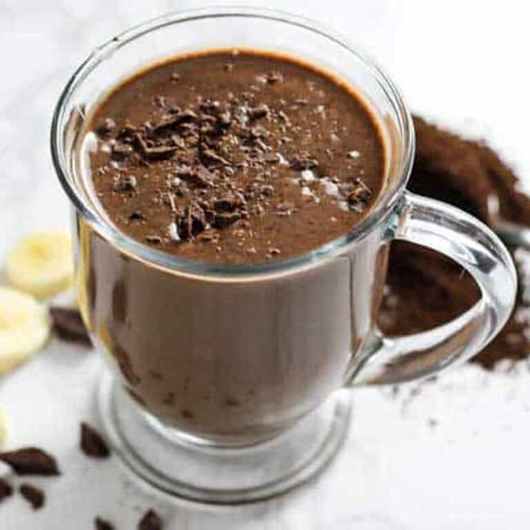 Chocolate Banana Coffee Smoothie