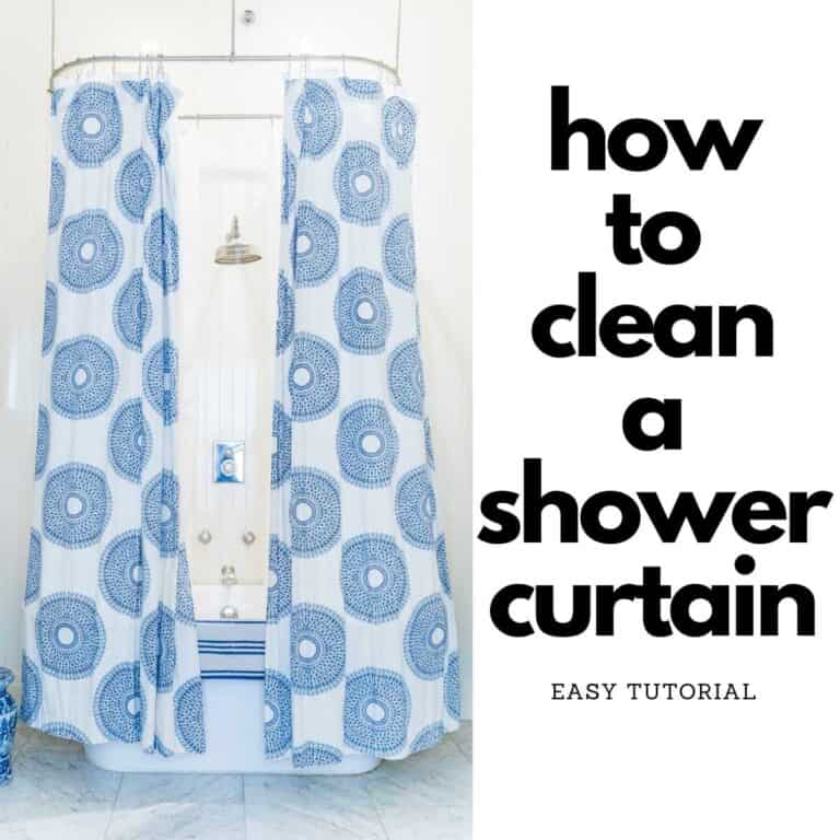 How to Clean a Shower Curtain & Liner