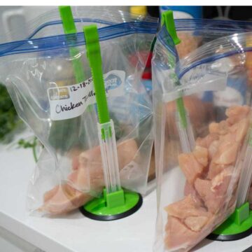 chicken in freezer bags for meal prep