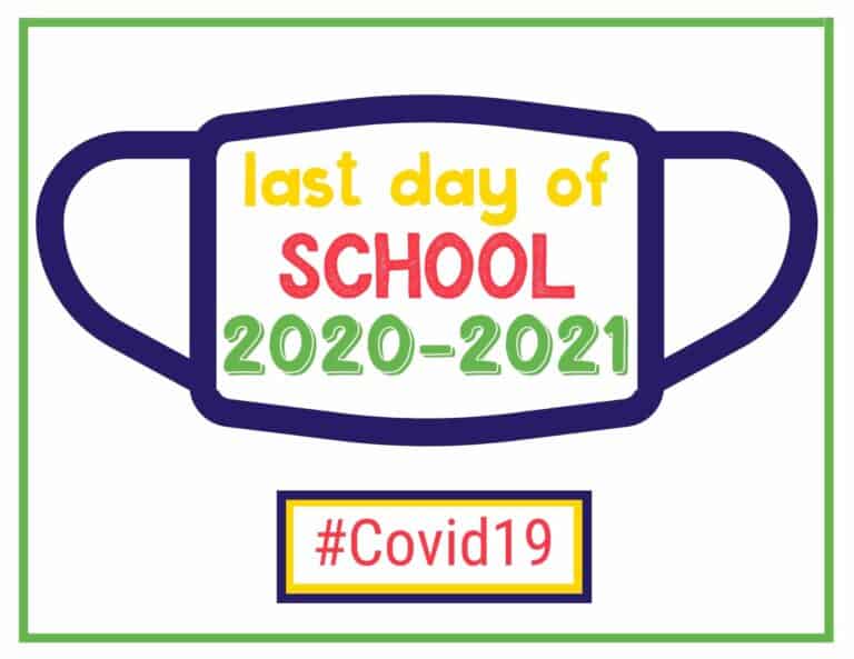 First & Last Day of School 20202021 Printable Signs The Happier