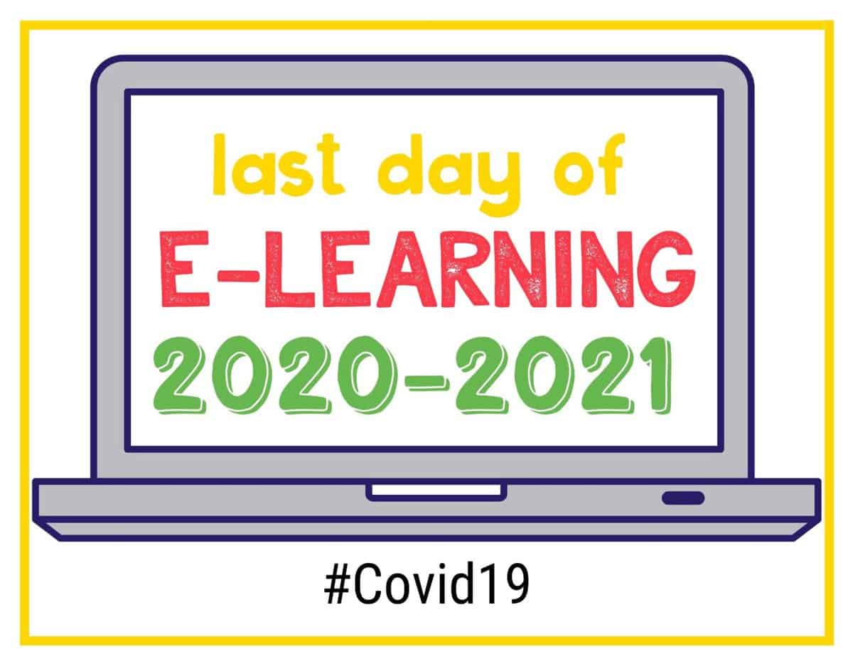First & Last Day of School 20202021 Printable Signs The Happier