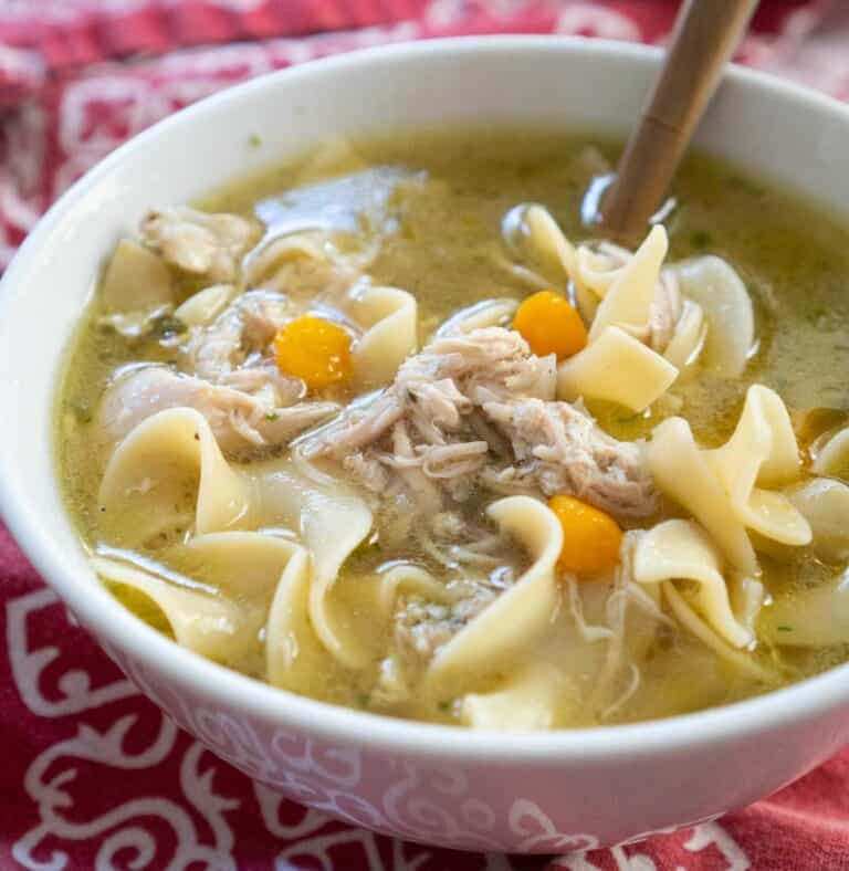 Instant Pot Chicken Noodle Soup – Whole Chicken Recipe