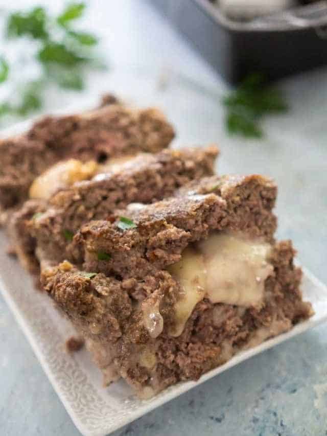 Cheese Stuffed Meatloaf Recipe