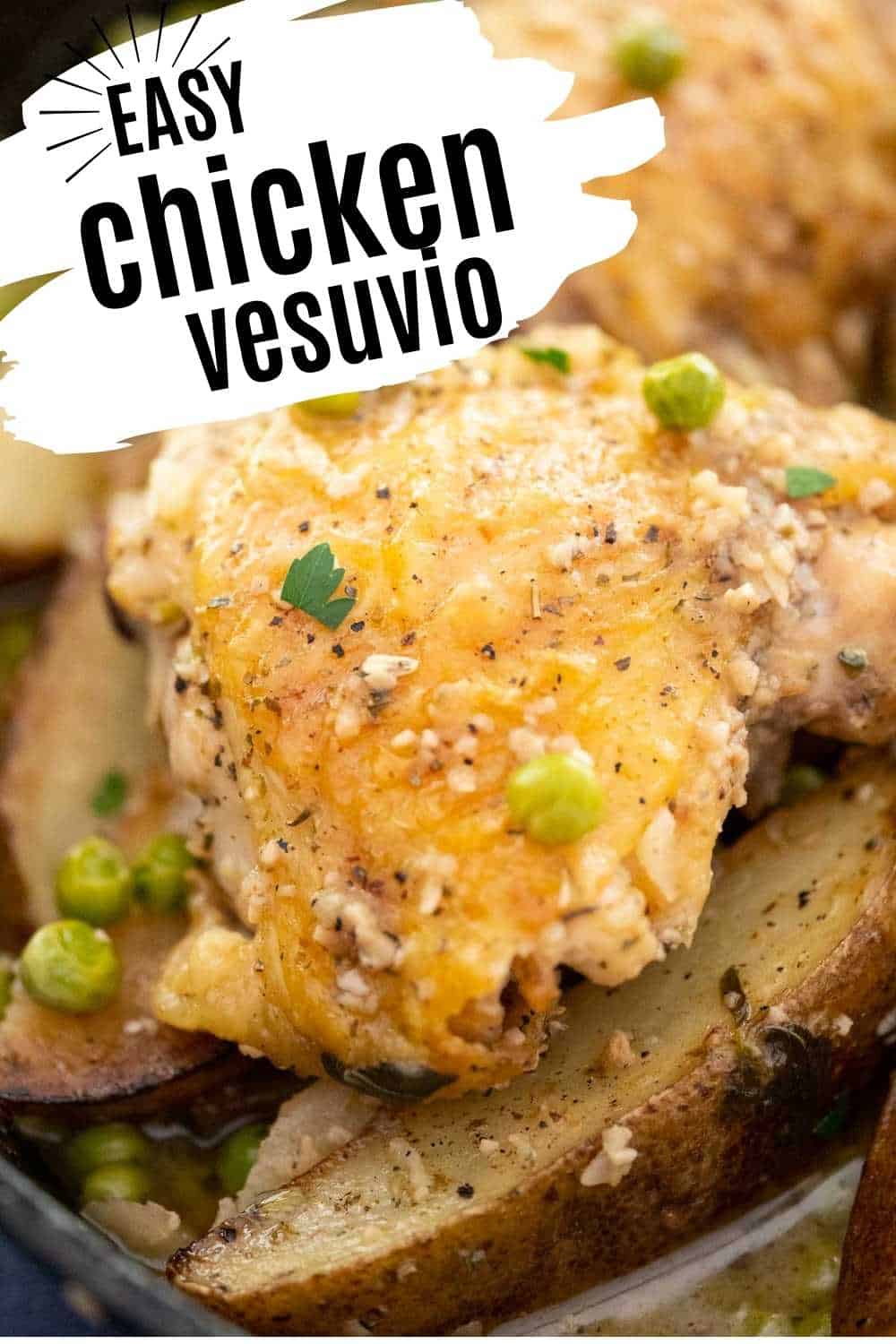 Easy Chicken Vesuvio - The Happier Homemaker