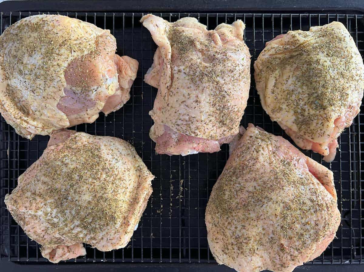 Oven Baked Chicken Thighs - The Happier Homemaker