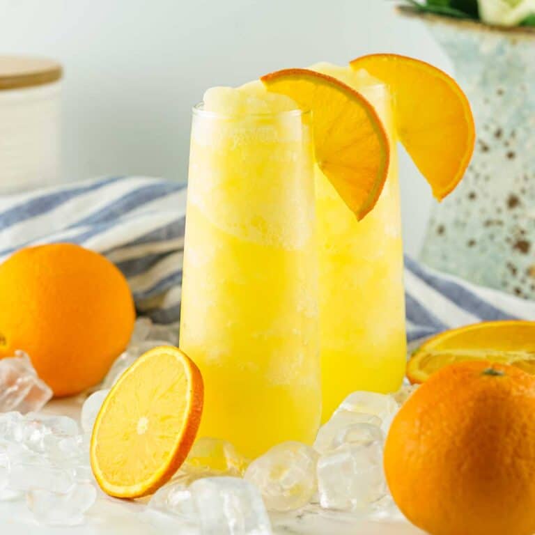 Frozen Mimosas – Easy Slushie Cocktail Recipe