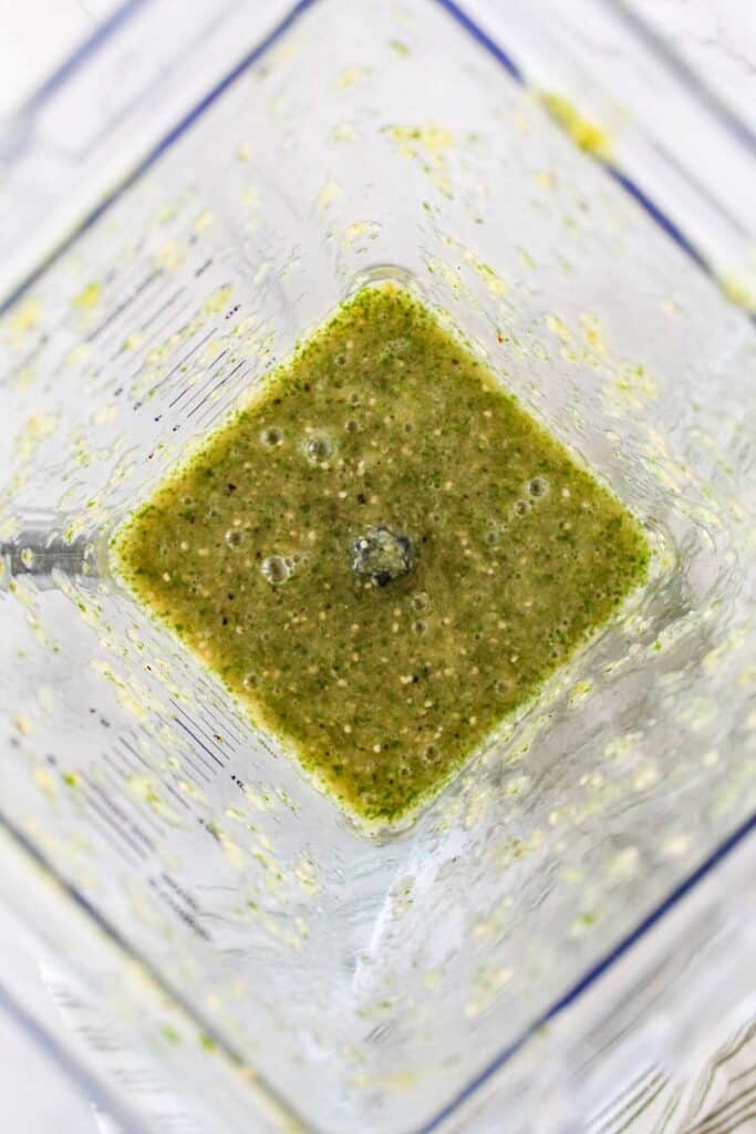 salsa verde in blender