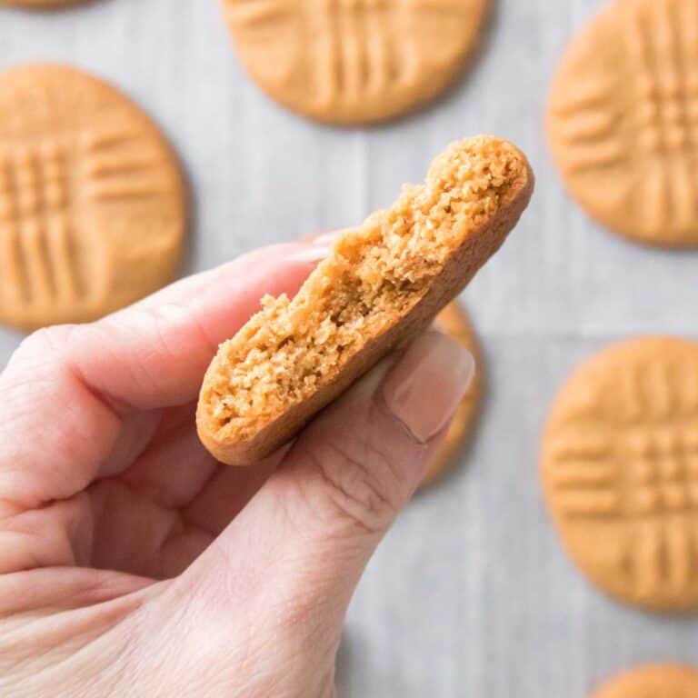 Easy Peanut Butter Cookies (No Brown Sugar)