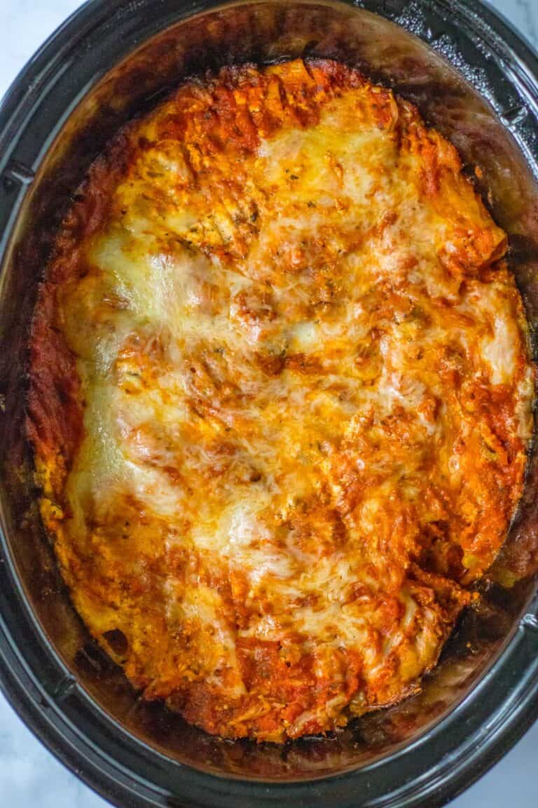 Crock Pot Baked Ziti - The Happier Homemaker