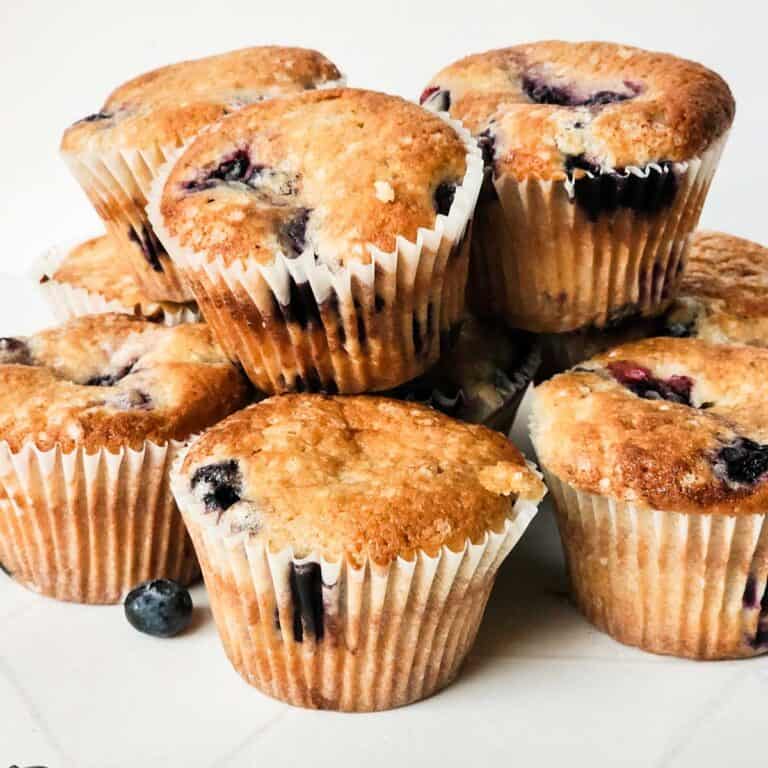 Easy Blueberry Cream Cheese Muffins