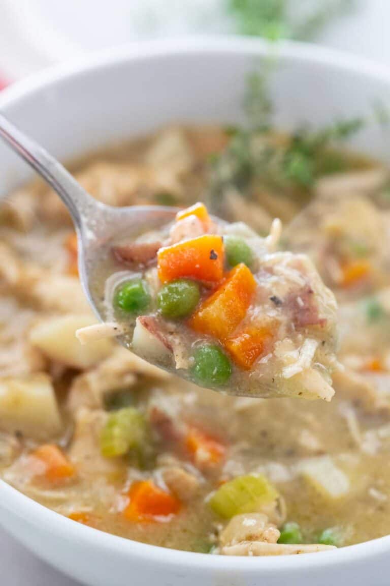 Chicken Pot Pie Soup The Happier Homemaker