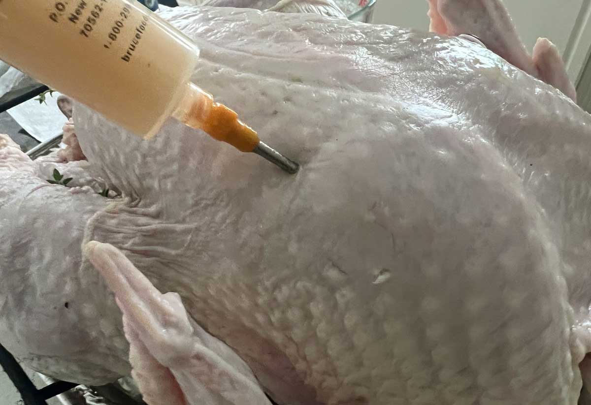 Injecting Turkey 