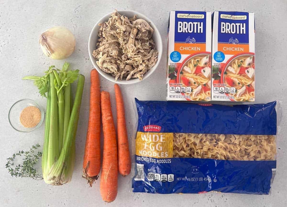 Slow Cooker Turkey Noodle Soup - The Happier Homemaker