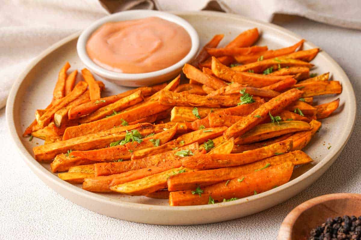 Crispy Candy Potato Fries – Oven or Air Fryer