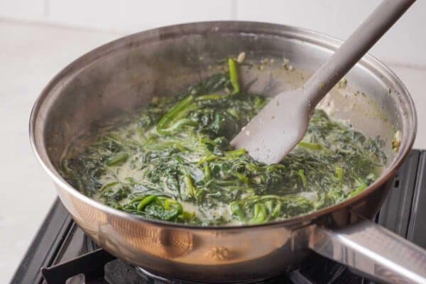 Easy Creamed Spinach - 15 Minute Recipe - The Happier Homemaker