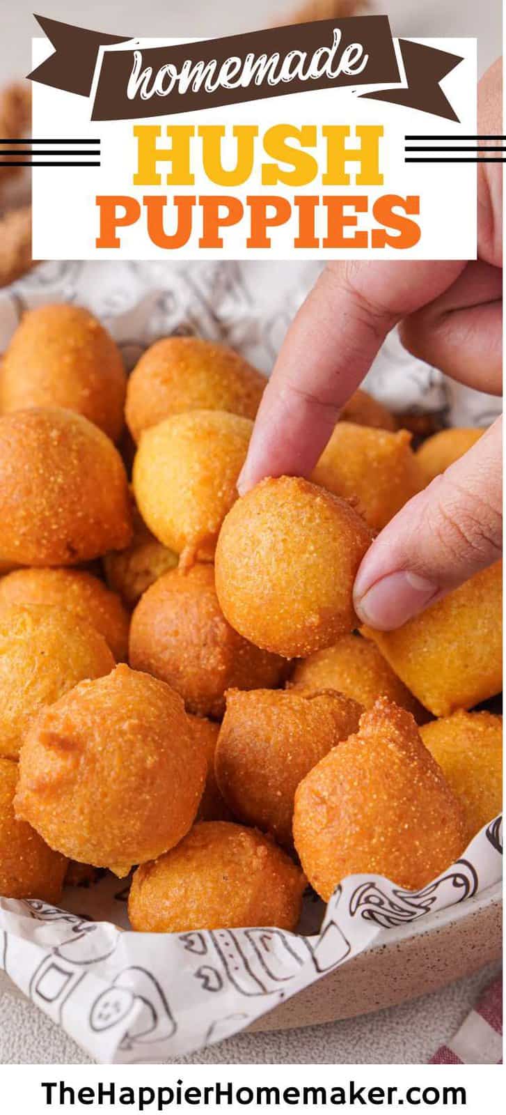 Easy Southern Hush Puppies Recipe - The Happier Homemaker