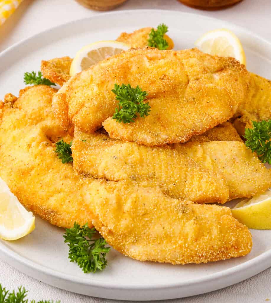 plate of fried catfish