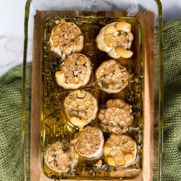 Oven Roasted Garlic Confit The Happier Homemaker