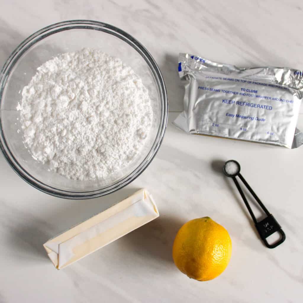 lemon frosting ingredients