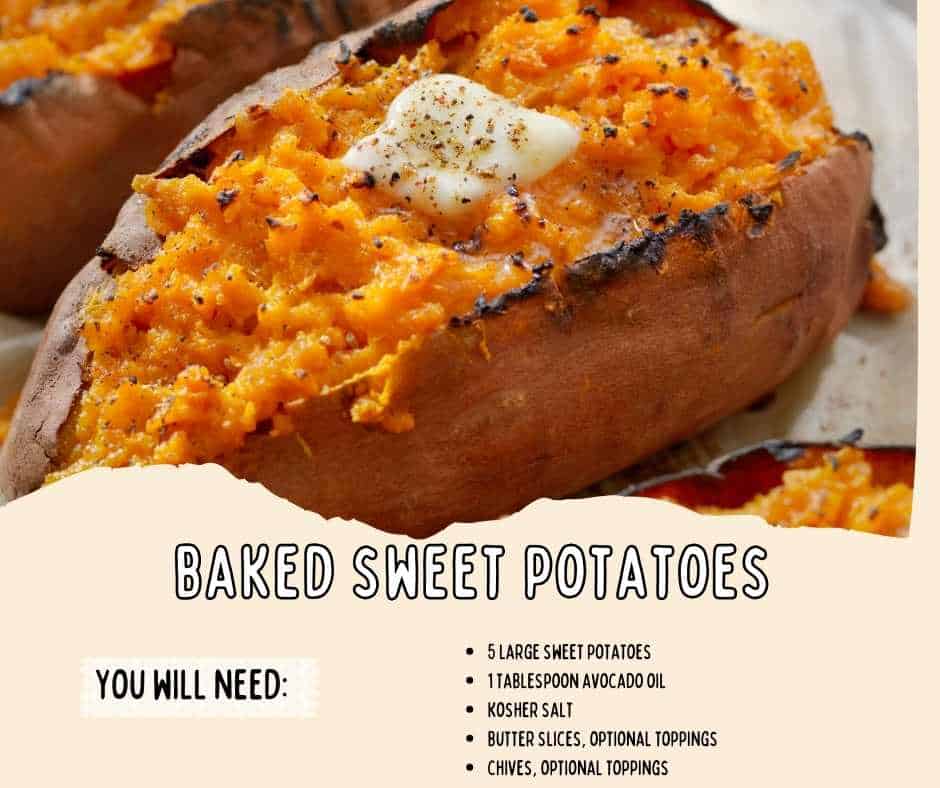 Baked Sweet Potatoes - The Happier Homemaker