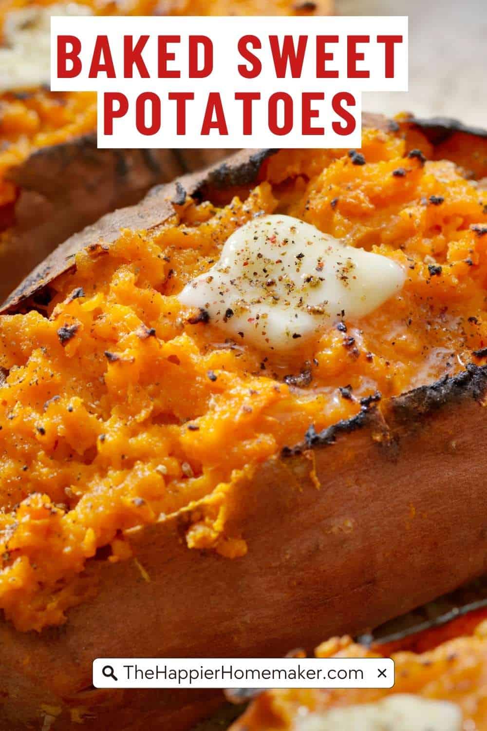 Baked Sweet Potatoes - The Happier Homemaker