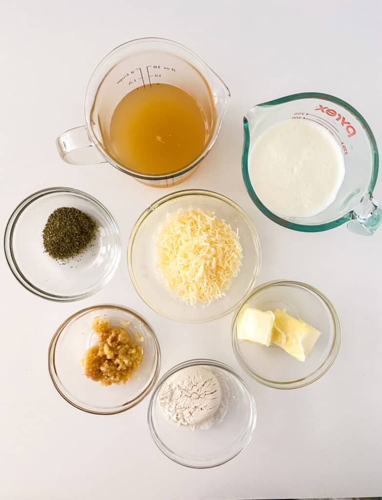 garlic parmesan sauce ingredients