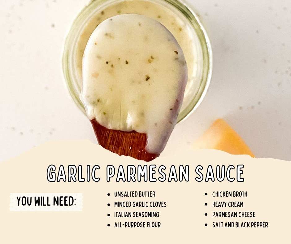 Garlic Parmesan Sauce - The Happier Homemaker