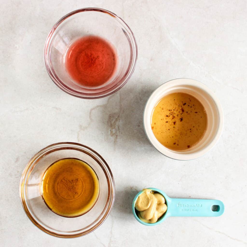 bacon vinaigrette ingredients