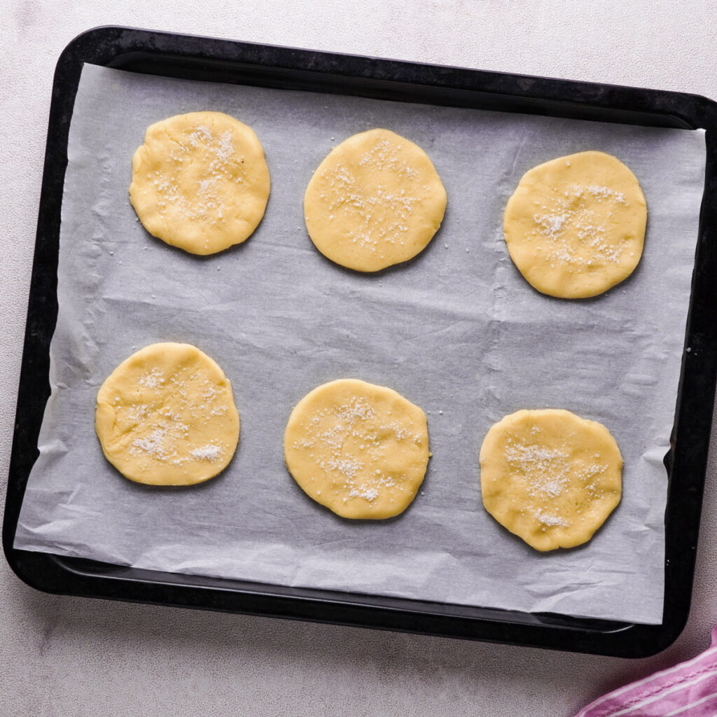 Southern tea cakes before baking