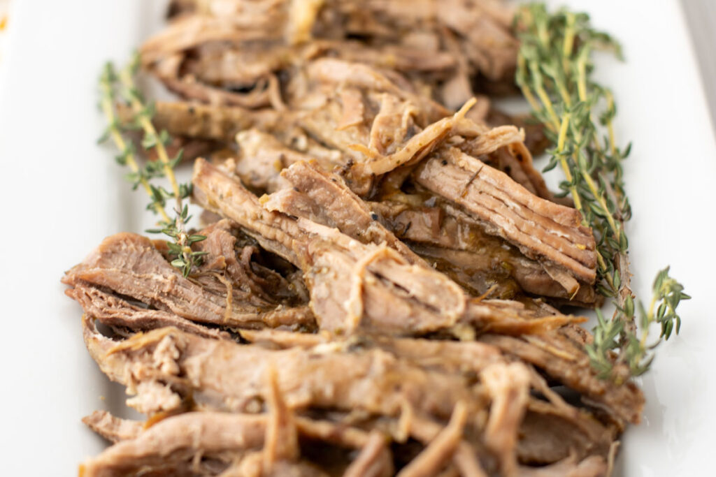 shredded slow cooker tri tip