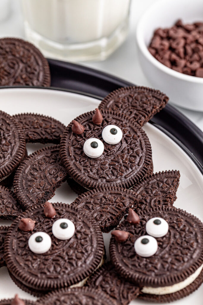 Oreo bats on plate