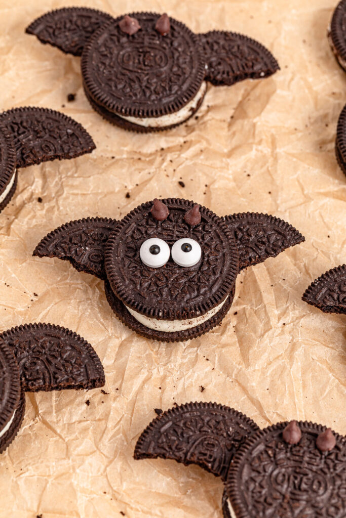 OREO bat on parchment paper