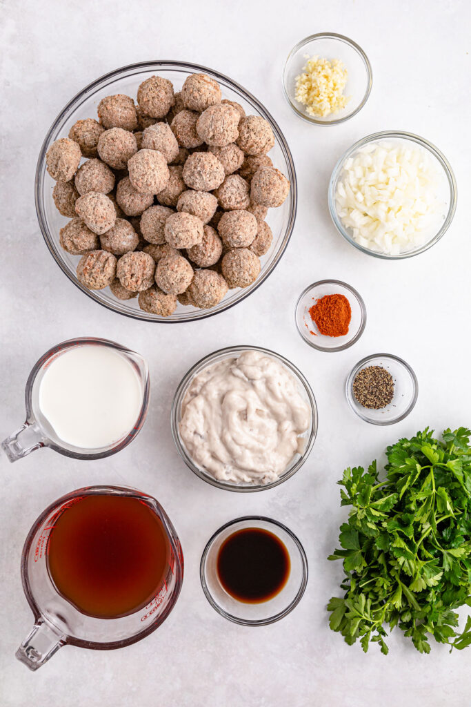 slow cooker swedish meatballs ingredients