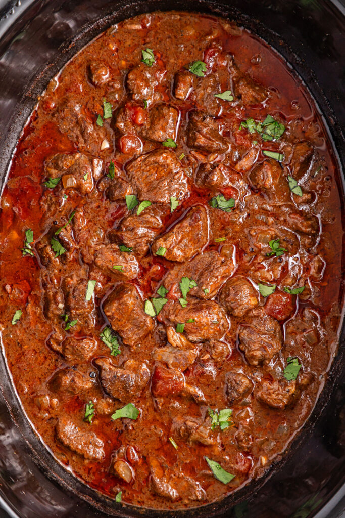 slow cooker beef curry in crock pot